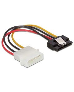 Delock Power Adapter Molex 4-pin na SATA 15-pin, 12cm, kovová západka