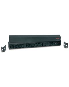 APC Rack PDU,Basic, 1U, 16A, C20 -> (10)C13 & (2)C19