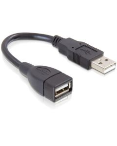 Delock USB 2.0 kabel, prodlužující A-A samec/samice 13 cm