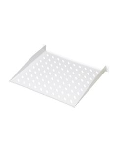 Digitus 19" pevná police 1U,ventilační otv.,šedá,nosn. 15kg, 400x44mm