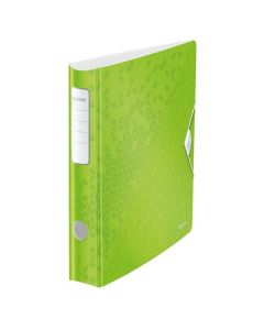 Pák.pořadač Leitz WOW 180° - A4,celopl.,6,5,zelený