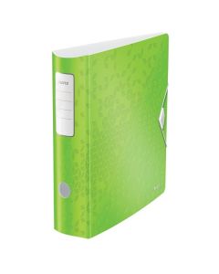 Pák.pořadač Leitz WOW 180° - A4,celopl.,8,2,zelený