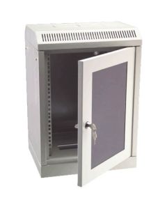OCRACK 10" OCC-10-12U-S rozvaděč nástěnný 12U/280mm skleněné dveře