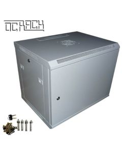 OCRACK 19"OCC-06U-4P rozvaděč nástěnný 6U/450mm plechové dveře