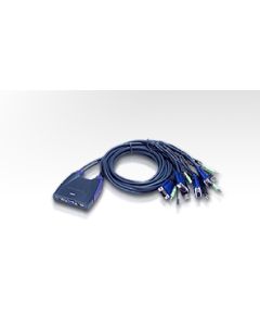 ATEN KVM switch CS-64US USB 4 PC, kabely 0,9m