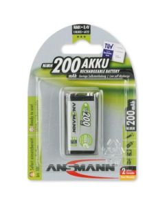 Ansmann akumulátor 9V NiMH 200 mAh (1 ks) maxE