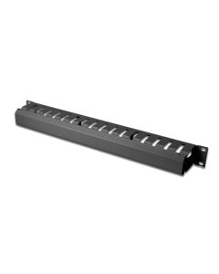 Digitus 19" vyvazovací panel klecový 1U, černý