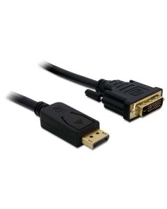 Delock kabel DisplayPort (samec) na DVI 24+1 (samec), 1m
