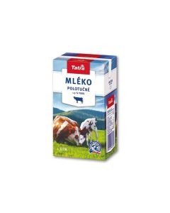 Trvanlivé mléko Tatra 1,5 % polotučné, 1 l