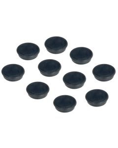 Sada magnetů Franken, 38 mm, černý, 10 ks