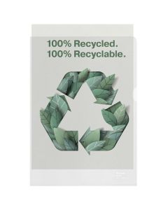 Zakládací obaly L-A4,recykl,čiré,mat,100mic,100ks