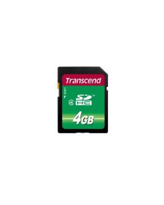 Transcend 4GB SDHC (Class 4)  paměťová karta, modrá/černá