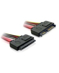 DeLock Kabel SATA 22pin > 22pin samec/samice prodloužení 50cm