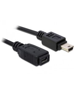 Delock USB 2.0 kabel, prodlužující mini-B 5-pin samec/samice 1 metr