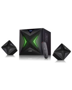 POŠKOZENÝ OBAL - FENDA F&D repro F550X/ 2.1/ 56W/ černé/ BT4.0/ NFC/ FM rádio/ USB/SD přehrávání/ dálkové ovládání