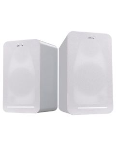 FENDA F&D repro R40BT/ 2.0/ 60W/ dřevěné/ bílé/ BT4.2/ USB/ optický vstup/ dálkové ovládání