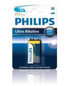 Philips baterie 9V ExtremeLife+, alkalická - 1ks