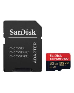 SanDisk Extreme PRO microSDHC 32GB / A1 C10 V30 UHS-I U3 / SD Adaptér / + RescuePRO