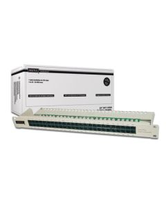 Digitus CAT 3 ISDN Patch Panel, nestíněný, 50 portů RJ45, 8P4C, LSA, 1U, montáž do stojanu, šedá, 482x44x109