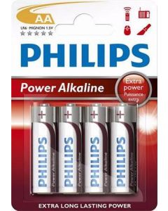 Philips baterie AA PowerLife, alkalická - 4ks
