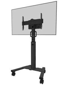Neomounts Select FL50S-825BL1/Držák displeje/vozík/37-75"/4 kolečka/VESA 600X400/nosn. 70kg/nast.výšky/náklon/černý