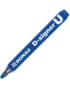 Pernamentní popisovač Donau D-Signer, modrý