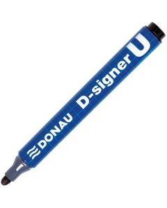 Pernamentní popisovač Donau D-Signer, černý