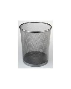 Drátěný odpadkový koš, 13 l, stříbrný