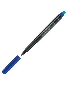Permanentní popisovač Faber-Castell 1525 M, modrý
