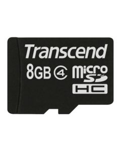 Transcend 8GB microSDHC (Class 4) paměťová karta (bez adaptéru)