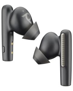 Poly Voyager Free 60+ UC M Carbon Black Earbuds +BT700 USB-C Adapter +Touchscreen Charge Case