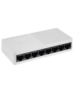HIKVISION switch DS-3E0108D-O/ 8x port/ 10/100 Mbps RJ45 ports/ 1.6 Gbps/ napájení 5 VDC, 0.6 A