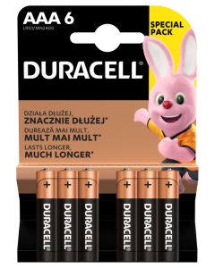 Duracell Basic alkalická baterie 6 ks (AAA)