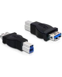 DeLock adaptér USB 3.0-B samec na USB 3.0 A samice