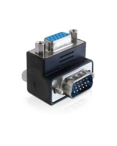 Delock Adapter VGA samec / samice 270° pravoúhlý