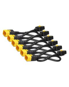 APC Power Cord Kit (6 ea), Locking, C19 to C20, 1.8m