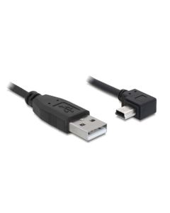 Delock kabel USB 2.0 A-samec > USB mini-B 5-pin samec pravoůhlý, 2 metry