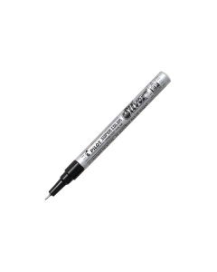 Lakový popisovač Pilot Super Color EF, stříbrný