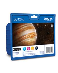 Brother LC-1240 sada inkoustů - black, magenta, yellow, cyan