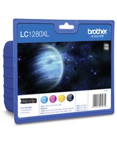 Brother LC-1280XL sada inkoustů - black, magenta, yellow, cyan