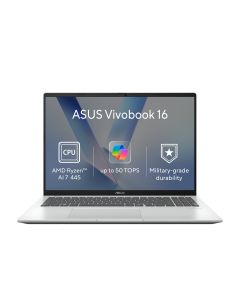 ASUS Vivobook 16/M1607GA-MB036W/AI7-445/16"/WUXGA/32GB/512GB/AMD int/W11H/Silver/2R