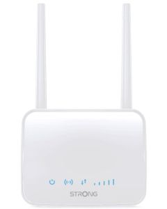 POŠKOZENÝ OBAL - STRONG 4G LTE router 350M/ Wi-Fi standard 802.11 b/g/n/ 300 Mbit/s/ 2,4GHz/ 1x LAN/ 1x SIM slot/ 2 odnímateln...