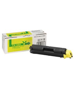 Kyocera toner TK-580Y žlutý na 2 800 A4 (při 5% pokrytí), pro ECOSYS P6021cdn, FS-C5150DN
