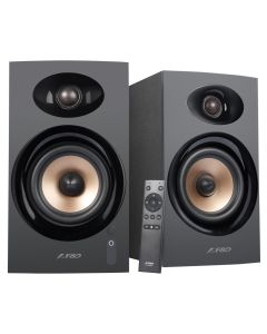 FENDA F&D repro R23BT/ 2.0/ 40W/ dřevěné/ BT/ Optický/ USB vstup/ dálkové ovládání/ černé