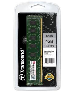 Transcend paměť 4GB DDR3-1600 U-DIMM (JetRam) 2Rx8 CL11