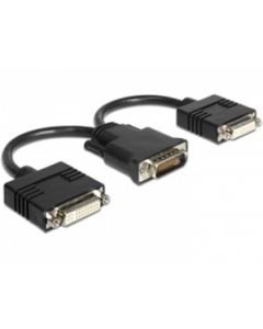 Delock adaptér DMS-59 samec> 2xDVI 24+5 samice 20 cm 