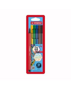 Fixy Stabilo Pen 68, sada 6 barev