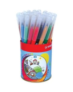 Fixy STABILO Trio A-Z, 36 ks (plechová dóza)