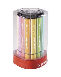 Fixy STABILO Trio Scribbi, sada 12 barev, deskset