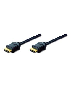 Digitus Připojovací kabel HDMI High Speed, typ A M/M, 5,0 m, Full HD 60p, zlatý, bl